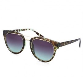 VINTAGE LADIES ROUND FRAME GRADIENT SUNGLASSES (#3)