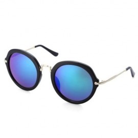 STYLISH LADIES ROUND FRAME GRADIENT SUNGLASSES (#2)