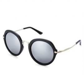 STYLISH LADIES ROUND FRAME GRADIENT SUNGLASSES (#3)