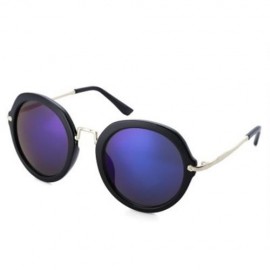 STYLISH LADIES ROUND FRAME GRADIENT SUNGLASSES (#5)