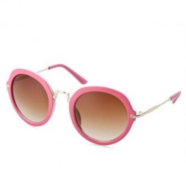 STYLISH LADIES ROUND FRAME GRADIENT SUNGLASSES (#6)
