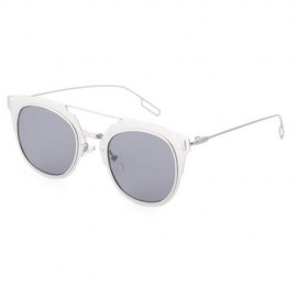 STYLISH COLOR COATED ROUND SIMPLE DESIGN WOMEN SUNGLASSES UV400 (#5)