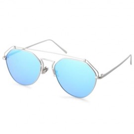 STYLISH UNISEX COLOR COATED HOLLOW IRREGULAR SUNGLASSES (#3)