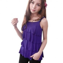 CHIC SOLID COLOR MATERNITY BREASTFEEDING CLOTHING PREGNANT WOMEN TANK TOP (SAPPHIRE BLUE)