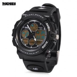 SKMEI 1163 DUAL MOVT QUARTZ WATCH LED DIGITAL LIGHT LUMINOUS POINTER CALENDAR CHRONOGRAPH 