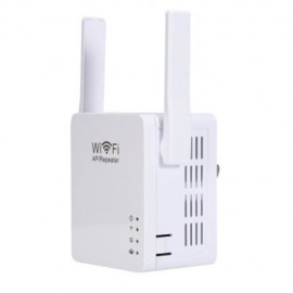 PIXLINK 300MBPS WIFI REPEATER NETWORK ROUTER EXPANDER RANGE WIRELESS SIGNAL BOOSTER (WHITE