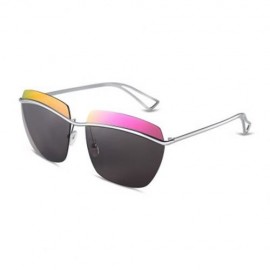STYLISH SQUARE FRAME COLOR BLOCKING MALE SUNGLASSES (#3)