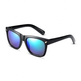 STYLISH LADIES SQUARE FRAME COLOR COATED SUNGLASSES (#2)