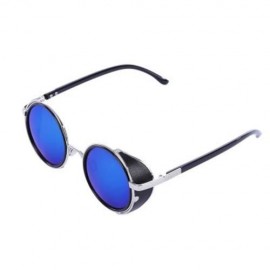 POLARIZED LENS SUNGLASSES OF COMFORTABLE HIGH-NICKEL ALLOY FRAME (BLUE)