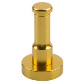 DURABLE BATHROOM HOOK RACK KITCHEN HAT HANGER WALL MOUNTED HOLDER (GOLDEN)