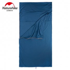 PORTABLE ULTRA-LIGHT COTTON WIDENED SLEEPING BAG (CYAN, SIZE M)