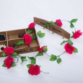 FASHIONABLE DECORATION FLOWERS VINE GARLAND WREATHS BOUQUET LEAF HOUSEHOLD ACCESSORY (ROSE