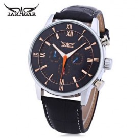 JARAGAR F120550 MALE AUTO MECHANICAL WATCH THREE WORKING SUB-DIALS DATE DAY DISPLAY WRISTW