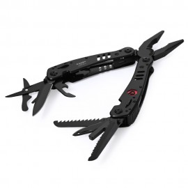 COMPACT SIZE GANZO G301B MULTI TOOL PLIERS (BLACK)