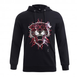 BOYNEWYORK 3D TIGER PRINTED LONG SLEEVE HOODIE (BLACK S/M/L/XL)