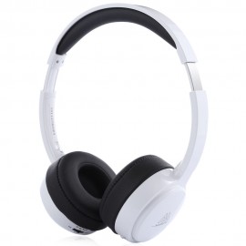 MARROW 303B WIRELESS BLUETOOTH 4.0 HEADBAND HEADPHONES (WHITE)