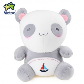 METOO ANIMAL PLUSH DOLL TOY BIRTHDAY CHRISTMAS GIFT FOAM GRANULE FILLER (DEEP GRAY)