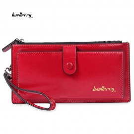 BAELLERRY WALLET WITH CARD HOLDER PHONE POCKET (RED)