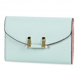 SIMPLE GEOMETRIC PURSE FOR LADY (GREEN)