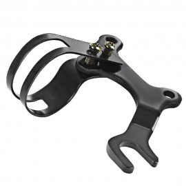BICYCLE DISC BRAKE BRACKET RACK MOUNT FRAME TRANSFORMER HOLDER (BLACK, SIZE 31.8 MM)