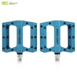 BASECAMP BC - 672 PAIRED FASHION NYLON BIKE PEDAL FOR MOUNTAIN ROAD BICYCLE (BLUE)
