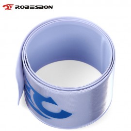 ROBESBON BICYCLE REFLECTIVE TAPE BIND PANT LEG BAND NIGHT WARNING STRAP (SILVER)