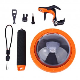 UNDERWATER DIVING TOOL SHUTTER TRIGGER BUOYANCY LENS HOOD SELF STICK FOR GOPRO HERO 4 / 3 