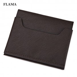 FLAMA TRENDY PURE COLOR WALLET FOR UNISEX (COFFEE)