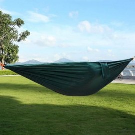 PORTABLE PARACHUTE NYLON FABRIC HAMMOCK FOR TWO PERSON LOVER FAMILY OUTDOOR TRAVEL CAMPING