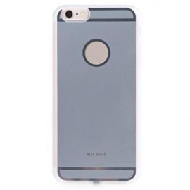 TPU BACK COVER CASE BUILT-IN WIRELESS CHARGING RECEIVER FOR IPHONE 6 PLUS / 6S PLUS (GRAY)