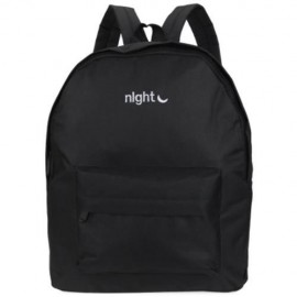 STITCHWORK LETTER MOON PORTABLE BACKPACK FOR UNISEX (BLACK)