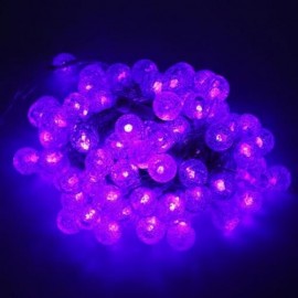10M 100 LEDS PEBBLE BALL STRING LIGHT FOR CHRISTMAS PARTY (PURPLE)