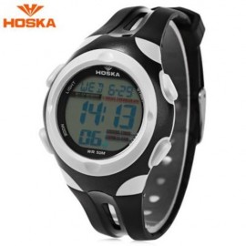 HOSKA H012S DIGITAL CHILDREN SPORT WATCH 5ATM STOPWATCH ALARM BACKLIGHT DATE DAY LED WRIST