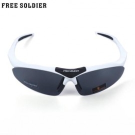 FREE SOLDIER OUTDOOR CYCLING POLARIZING GLASSES GOGGLES (WHITE)