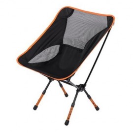 HEIGHTENED CHAIR SEAT FOLDABLE STOOL OUTDOOR EQUIPMENT (ORANGE YELLOW)