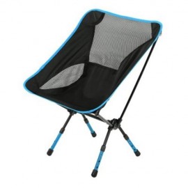 HEIGHTENED CHAIR SEAT FOLDABLE STOOL OUTDOOR EQUIPMENT (AZURE)