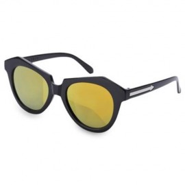 VINTAGE UNISEX COLOR COATED CAT EAR ARROW DESIGN UV PROTECTION SUNGLASSES (#3)