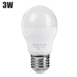 RAYYOU E27 3W 250LM AC 220V 5730 LED LIGHT GLOBE SHAPED BULB (WHITE)