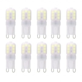 LIGHTME 10PCS G9 AC 220V 2W SMD 2835 LED BULB WITH 14 LEDS (COOL WHITE LIGHT)