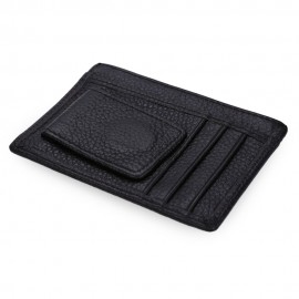 MEN OPEN LEATHER HORIZONTAL MAGNET WALLET (COFFEE)