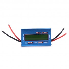 LCD DIGITAL 60V / 100A WATT METER BATTERY BALANCE POWER VOLTAGE CHECKER ANALYZER FOR DC RC