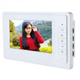 SY819M11 7 INCH HD DOORBELL CAMERA VIDEO INTERCOM DOOR PHONE SYSTEM WITH MONITOR (WHITE, U