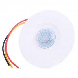 EMBEDDED FULL AUTOMATIC HUMAN BODY INFRARED INDUCTION SWITCH (WHITE, 24V/12V)