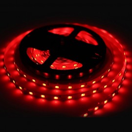 SMD 5630 5M 300 LEDS FLEXIBLE STRIP LIGHT FOR DECORATION (RED, US PLUG)