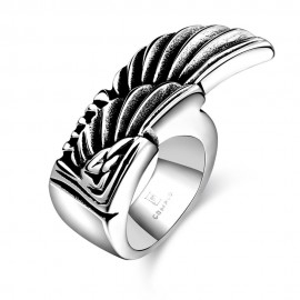 R173 HOT COOL FASHION 316L STAINLESS STEEL RING (SILVER, SIZE 8/9/10/11)