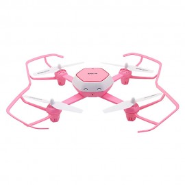 FLY W606 - 6 RC DRONE WIFI FPV 480P CAMERA 2.4GHZ 6-AXIS GYRO HEADLESS MODE (PINK)