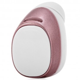 SUPER MINI BLUETOOTH V4.1 HEADSET WITH MICROPHONE SUPPORT MULTI-POINT CONNECTION (ROSE GOL