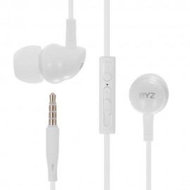 SE371 UNIVERSAL 3.5MM PLUG EARPHONES STEREO MUSIC HEADPHONES (WHITE)