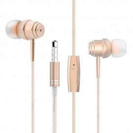 COLORFUL HIFI STEREO IN-EAR DRIVE-BY-WIRE MUSIC EARPHONES HEADPHONES (GOLDEN)