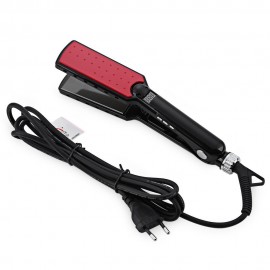 ULTRATHIN HAIR STRAIGHTENER 7 SHAPE TOURMALINE CERAMIC HEATING PLATE LED DISPLAY NEGATIVE 